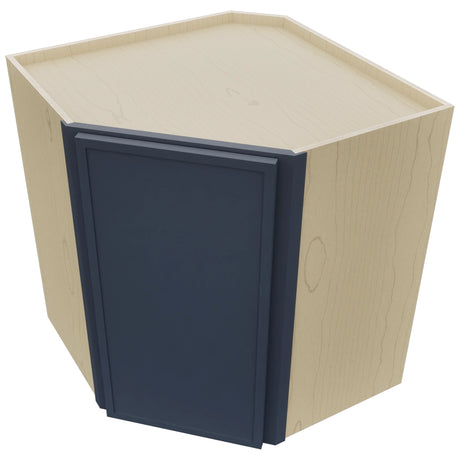Fabuwood Luna Indigo WDC2730 Wall Corner Diagonal Cabinet, Top View