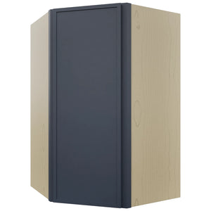 Fabuwood Luna Indigo WDC2742 Wall Corner Diagonal Cabinet, Front View