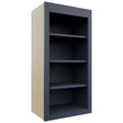 Fabuwood Luna Indigo WOS1836 Wall Open Shelf, Front View