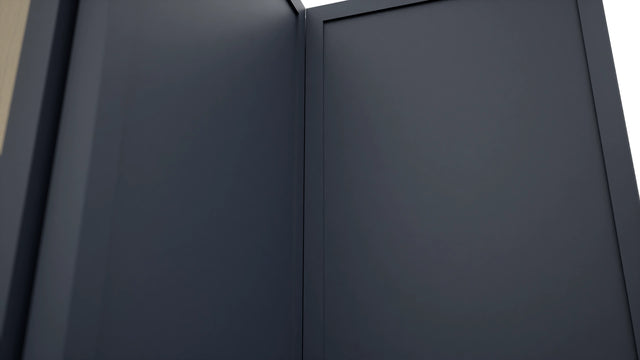 Fabuwood Luna Indigo WPC2415 Wall Corner Pie Cabinet, Detail View