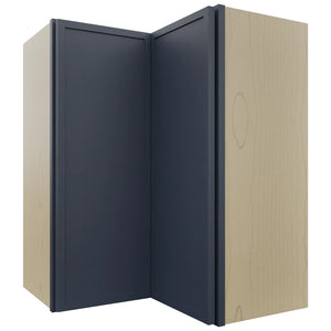 Fabuwood Luna Indigo WPC2430 Wall Corner Pie Cabinet, Front View