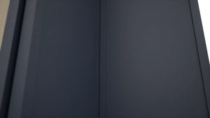 Fabuwood Luna Indigo WPC2436 Wall Corner Pie Cabinet, Detail View