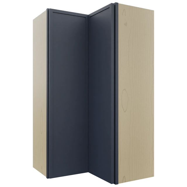 Fabuwood Luna Indigo WPC2442 Wall Corner Pie Cabinet, Front View