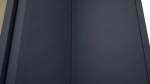 Fabuwood Luna Indigo WPC2442 Wall Corner Pie Cabinet, Detail View