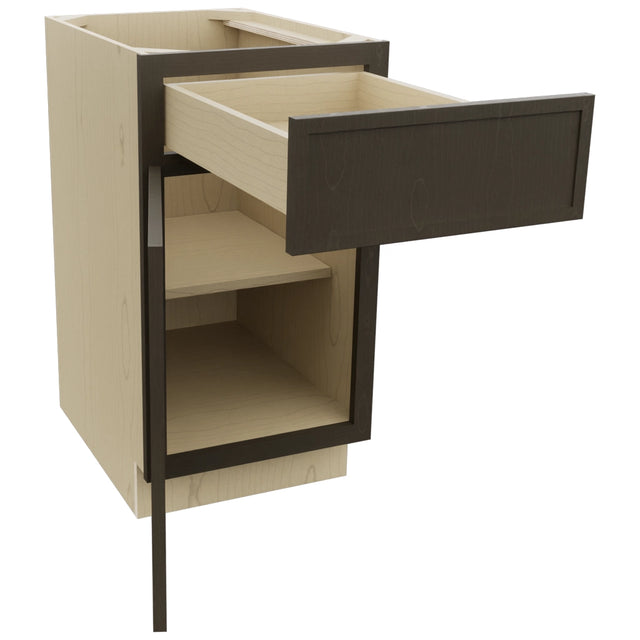 Fabuwood Luna Kona B18 Base Standard Cabinet, Open View
