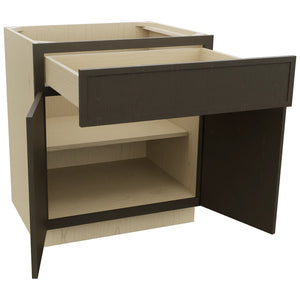 Fabuwood Luna Kona B30 Base Standard Cabinet, Open View