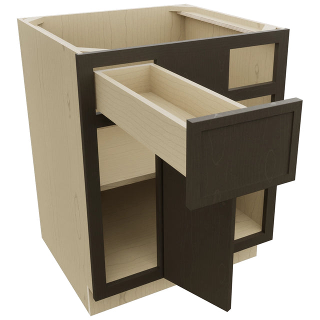 Fabuwood Luna Kona BLB36/39 Base Corner Blind Cabinet, Open View