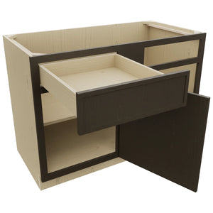 Fabuwood Luna Kona BLB48/51 Base Corner Blind Cabinet, Open View