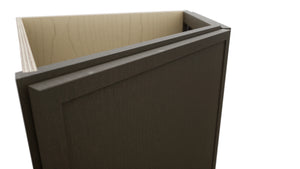 Fabuwood Luna Kona BRA24 Base Return Angle Cabinet, Detail View