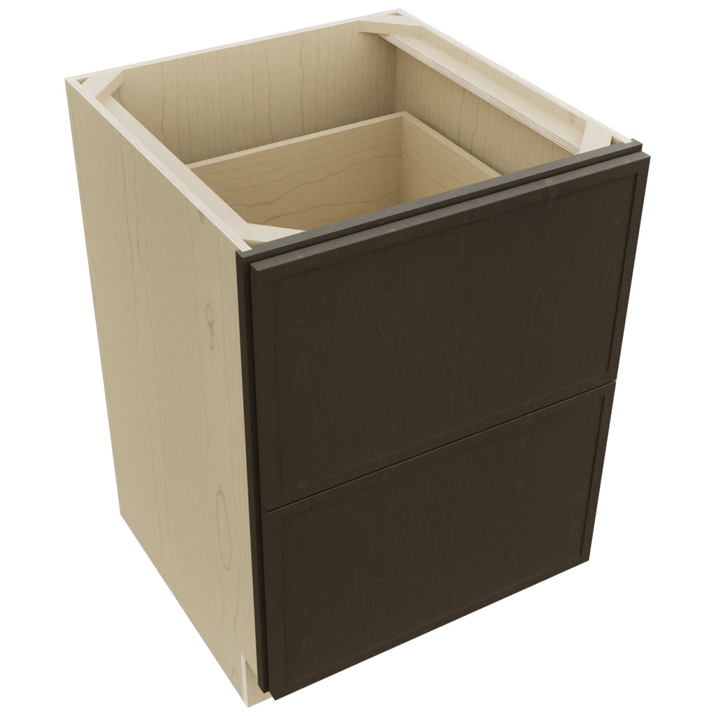 Fabuwood Luna Kona DB24-2 Base 2 Drawers Cabinet, Top View