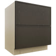Fabuwood Luna Kona DB30-2 Base 2 Drawers Cabinet, Front View
