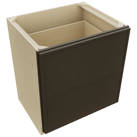 Fabuwood Luna Kona DB30-2 Base 2 Drawers Cabinet, Top View