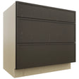 Fabuwood Luna Kona DB36 Base 3 Drawers Cabinet, Front View