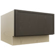 Fabuwood Luna Kona DBS24 Base Bench Seat Cabinet, Front View