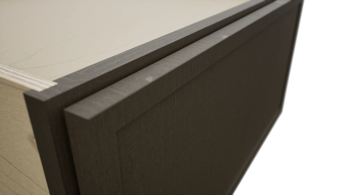 Fabuwood Luna Kona DBS24 Base Bench Seat Cabinet, Detail View