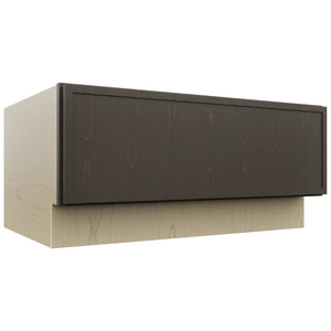 Fabuwood Luna Kona DBS36 Base Bench Seat Cabinet, Front View