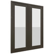 Fabuwood Luna Kona DS GDW2430 Wall Glass Door, Front View
