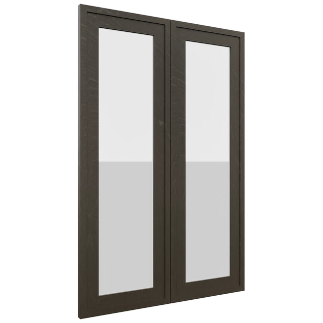 Fabuwood Luna Kona DS GDW2436 Wall Glass Door, Front View