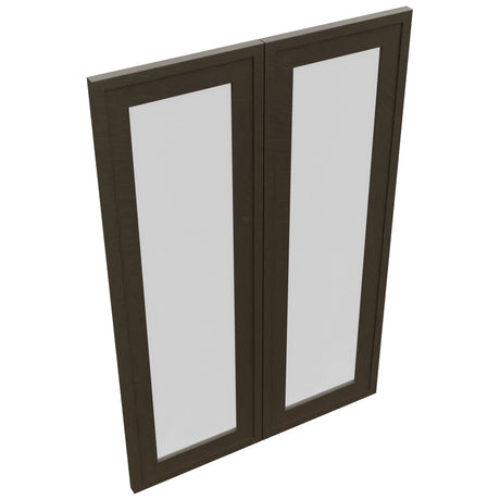 Fabuwood Luna Kona DS GDW2436 Wall Glass Door, Top View