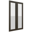 Fabuwood Luna Kona DS GDW2442 Wall Glass Door, Front View