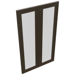 Fabuwood Luna Kona DS GDW2442 Wall Glass Door, Top View