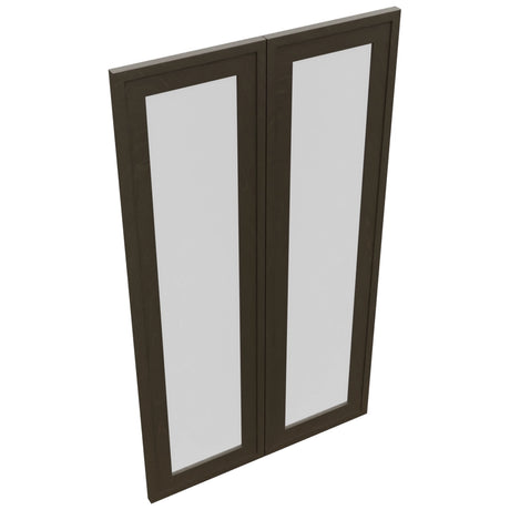 Fabuwood Luna Kona DS GDW2442 Wall Glass Door, Top View