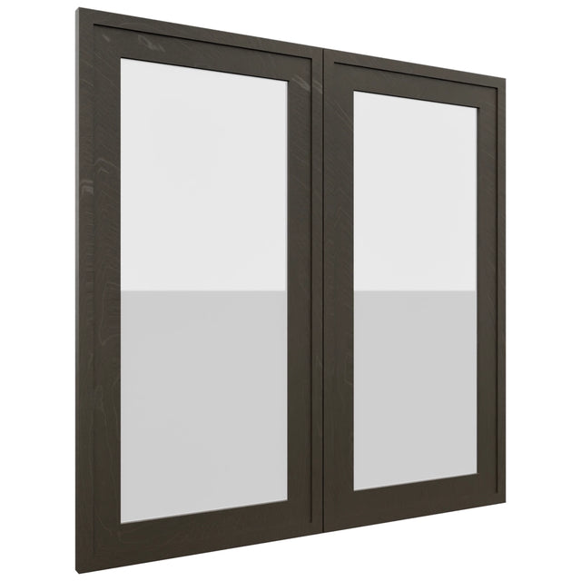 Fabuwood Luna Kona DS GDW3030 Wall Glass Door, Front View