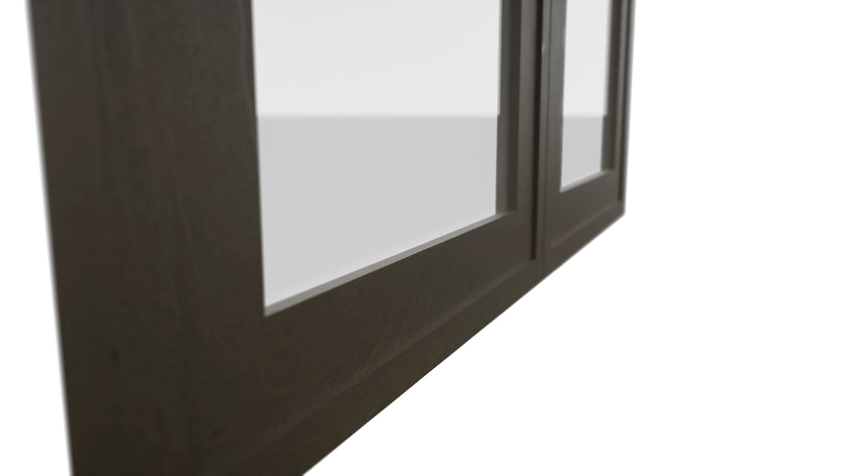 Fabuwood Luna Kona DS GDW3036 Wall Glass Door, Detail View