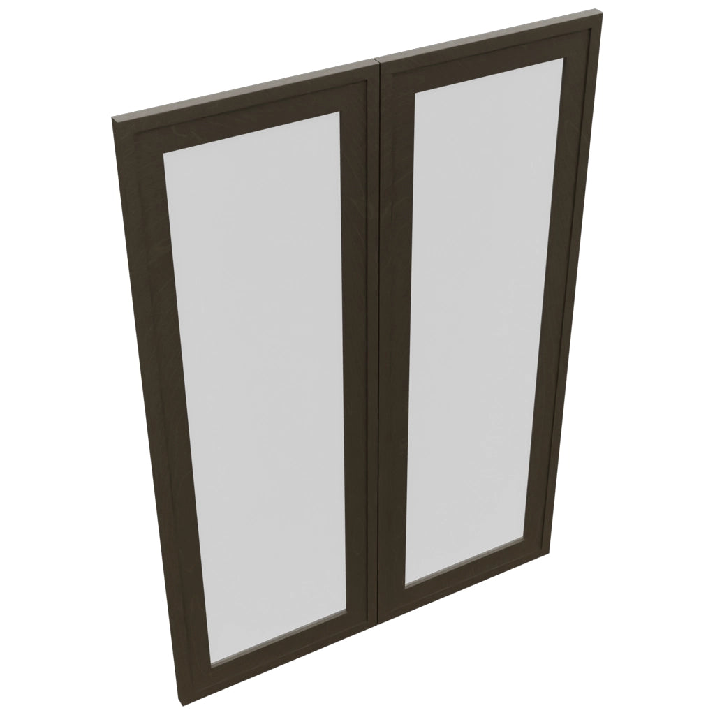 Fabuwood Luna Kona DS GDW3042 Wall Glass Door, Top View