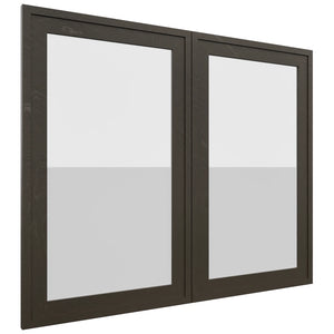 Fabuwood Luna Kona DS GDW3630 Wall Glass Door, Front View