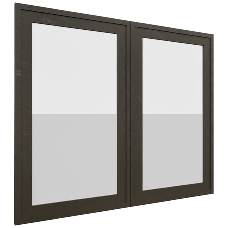 Fabuwood Luna Kona DS GDW3630 Wall Glass Door, Front View