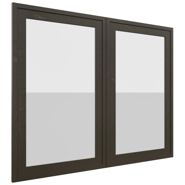 Fabuwood Luna Kona DS GDW3630 Wall Glass Door, Front View