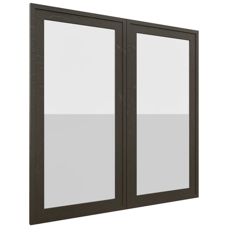 Fabuwood Luna Kona DS GDW3636 Wall Glass Door, Front View