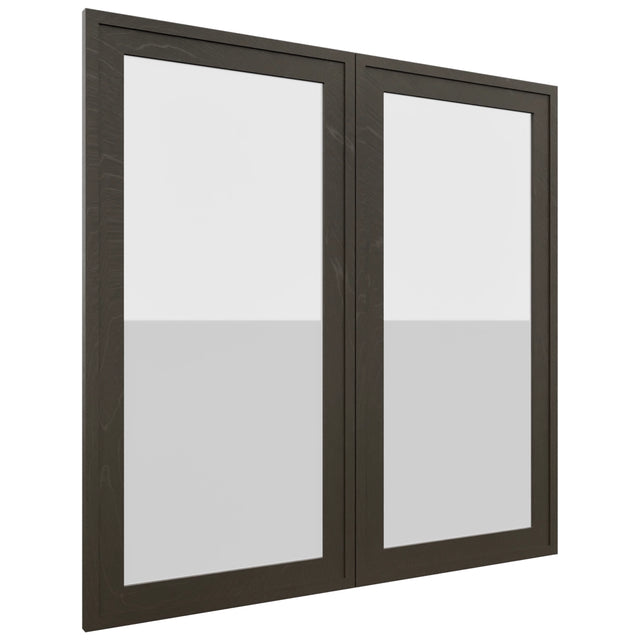 Fabuwood Luna Kona DS GDW3636 Wall Glass Door, Front View