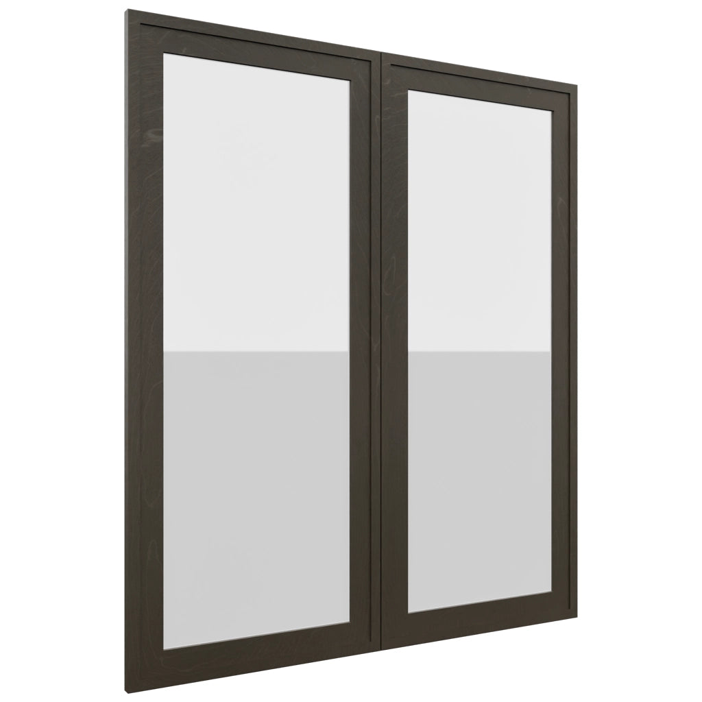 Fabuwood Luna Kona DS GDW3642 Wall Glass Door, Front View
