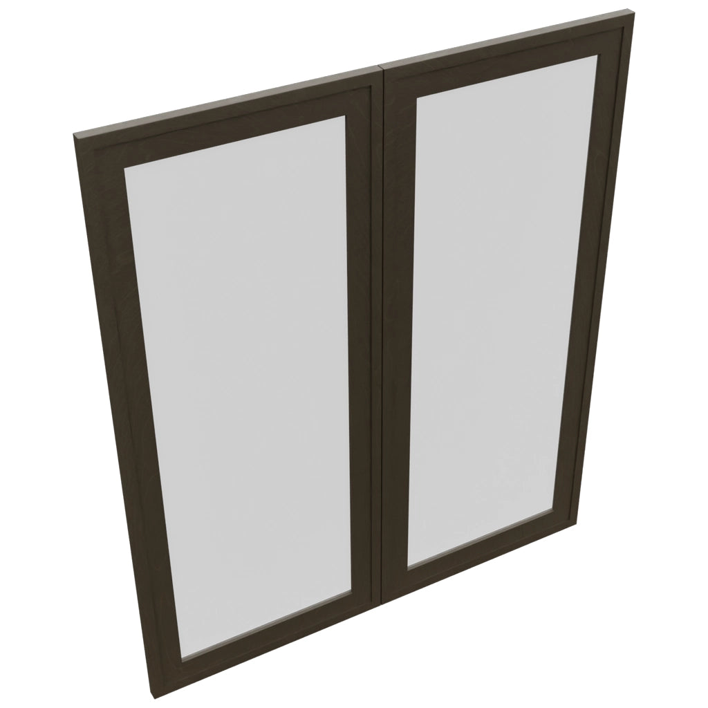 Fabuwood Luna Kona DS GDW3642 Wall Glass Door, Top View