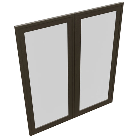 Fabuwood Luna Kona DS GDW3642 Wall Glass Door, Top View