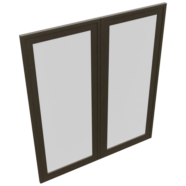 Fabuwood Luna Kona DS GDW3642 Wall Glass Door, Top View