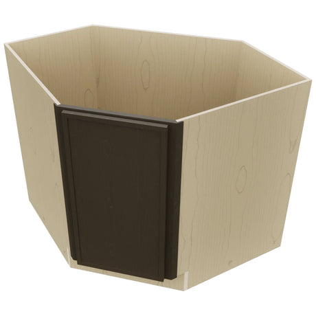Fabuwood Luna Kona DSB36FD Base Corner Diagonal Sink Cabinet, Top View