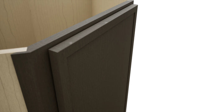 Fabuwood Luna Kona DSB36FD Base Corner Diagonal Sink Cabinet, Detail View