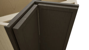 Fabuwood Luna Kona LSB33 Base Corner Lazy Susan Cabinet, Detail View