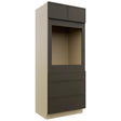 Fabuwood Luna Kona OC3384S Tall Oven Cabinet Single, Front View