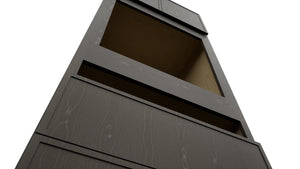Fabuwood Luna Kona OC3390C Tall Oven Cabinet Combo, Detail View