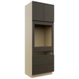 Fabuwood Luna Kona OC3396C Tall Oven Cabinet Combo, Front View
