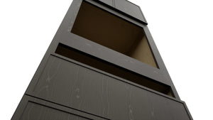 Fabuwood Luna Kona OC3396C Tall Oven Cabinet Combo, Detail View