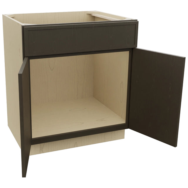 Fabuwood Luna Kona SB30 Base Sink Cabinet, Open View