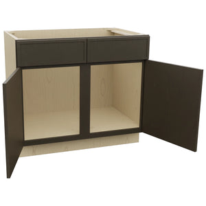Fabuwood Luna Kona SB39 Base Sink Cabinet, Open View