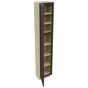 Fabuwood Luna Kona TP151284 Tall Pantry Cabinet, Open View