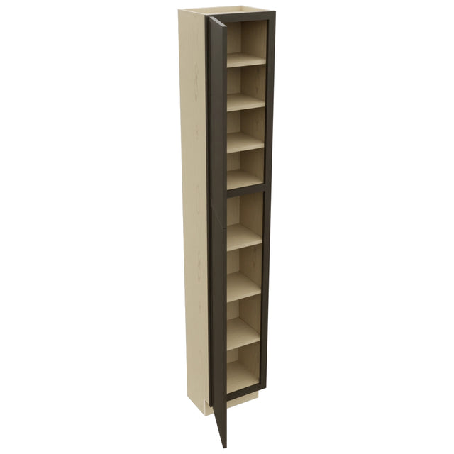 Fabuwood Luna Kona TP151290 Tall Pantry Cabinet, Open View