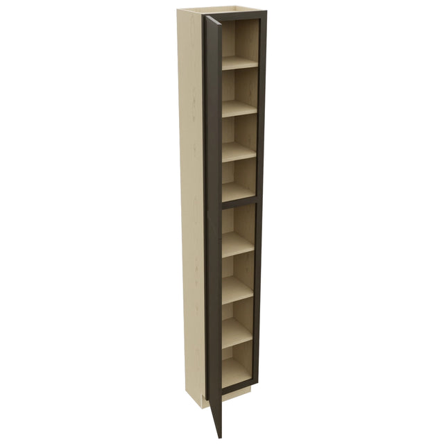 Fabuwood Luna Kona TP151296 Tall Pantry Cabinet, Open View